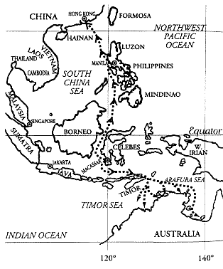 Makassan trade route